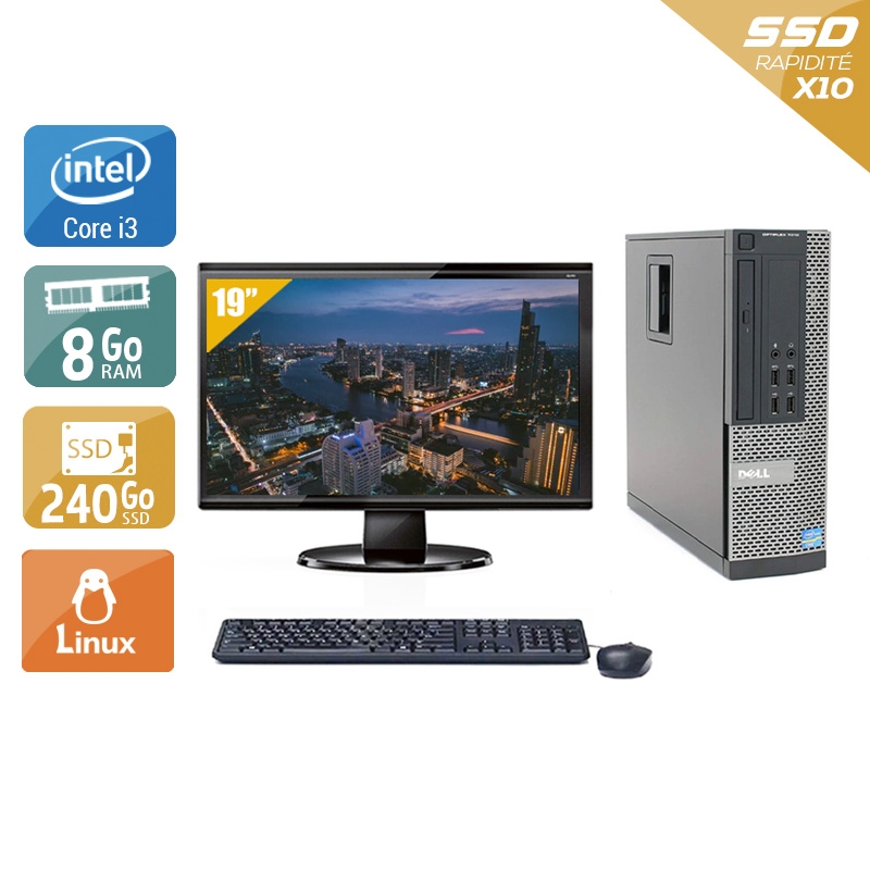Acheter Dell Optiplex 990 SFF i3 + Écran - 19'' 8Go RAM 240Go SSD Linux Bon étatOccasion certifiée reconditionnée Bon état - 224,17 € Dell Optiplex 990 SFF i3 + Écran - 19'' 8Go RAM 240Go SSD Linux Bon étatOccasion certifiée reconditionnée Bon état - reconditionné disponible sur Kiatoo