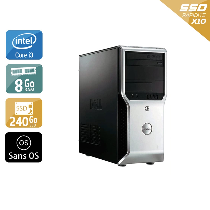 Acheter Dell Precision T1500 Tower i3 - 8Go RAM 240Go SSD Sans OS Bon étatOccasion certifiée reconditionnée Bon état - 190,83 € Dell Precision T1500 Tower i3 - 8Go RAM 240Go SSD Sans OS Bon étatOccasion certifiée reconditionnée Bon état - reconditionné disponible sur Kiatoo
