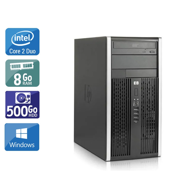 HP Compaq Pro 6000 Tower Core 2 Duo - 8Go RAM 500Go HDD Windows 10  Très bon étatOccasion certifiée reconditionnée Bon état -  reconditionné disponible sur Kiatoo