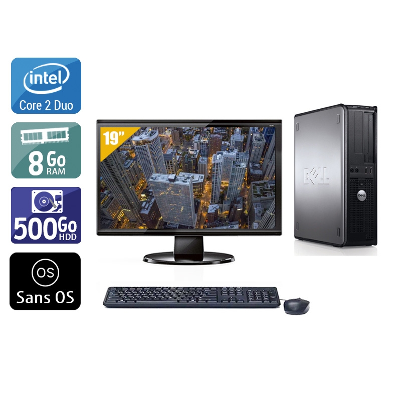 Acheter Dell Optiplex 760 Desktop Core 2 Duo + Écran - 19'' 8Go RAM 500Go HDD Sans OS Bon étatOccasion certifiée reconditionnée Bon état - 224,17 € Dell Optiplex 760 Desktop Core 2 Duo + Écran - 19'' 8Go RAM 500Go HDD Sans OS Bon étatOccasion certifiée reconditionnée Bon état - reconditionné disponible sur Kiatoo