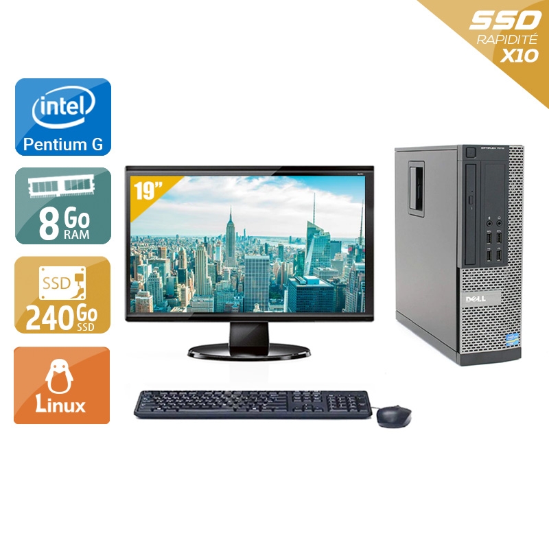 Acheter Dell Optiplex 7020 SFF Pentium G Dual Core + Écran - 19'' 8Go RAM 240Go SSD Linux Bon étatOccasion certifiée reconditionnée Bon état - 224,17 € Dell Optiplex 7020 SFF Pentium G Dual Core + Écran - 19'' 8Go RAM 240Go SSD Linux Bon étatOccasion certifiée reconditionnée Bon état - reconditionné disponible sur Kiatoo
