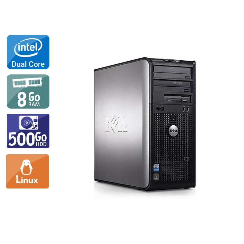 Dell Optiplex 760 Tower Dual Core - 8Go RAM 500Go HDD Linux  Bon étatOccasion certifiée reconditionnée Bon état -  reconditionné disponible sur Kiatoo