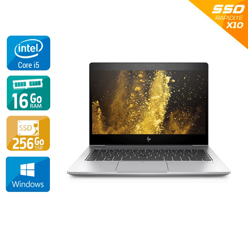 HP EliteBook 840 G6 14'' i5 Gen 8 - 16Go RAM 256Go SSD Windows 10  État correctOccasion certifiée reconditionnée Bon état -  reconditionné disponible sur Kiatoo