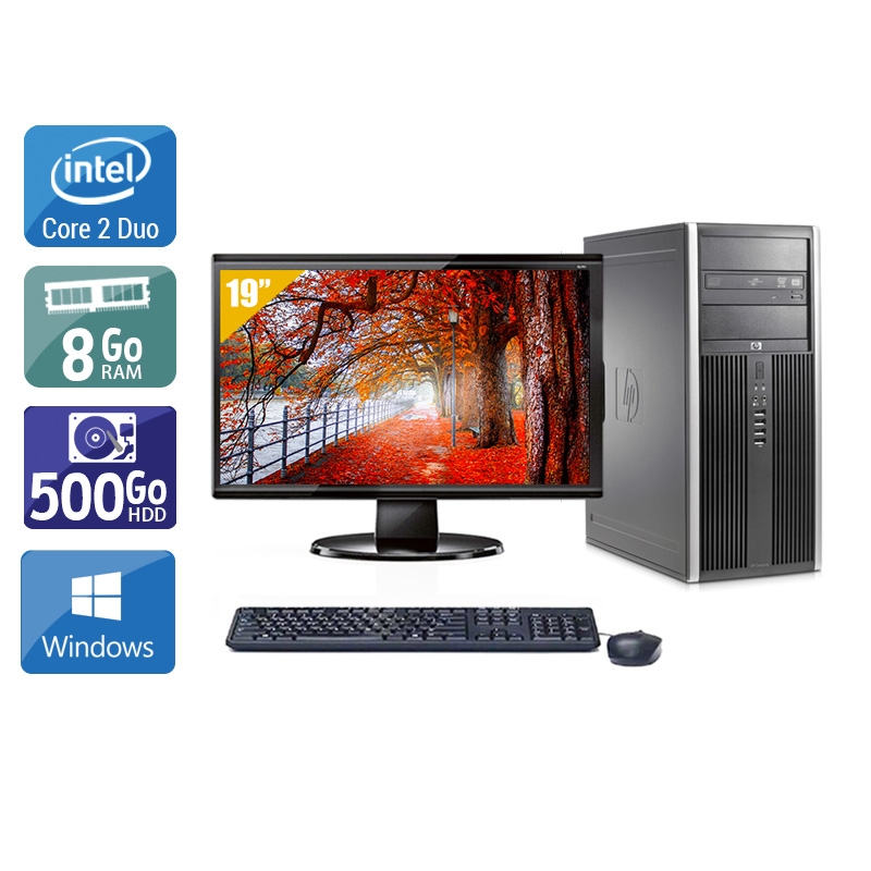 Acheter HP Compaq Elite 8000 Tower Core 2 Duo + Écran - 19'' 8Go RAM 500Go HDD Windows 10 Bon étatOccasion certifiée reconditionnée Bon état - 224,17 € HP Compaq Elite 8000 Tower Core 2 Duo + Écran - 19'' 8Go RAM 500Go HDD Windows 10 Bon étatOccasion certifiée reconditionnée Bon état - reconditionné disponible sur Kiatoo