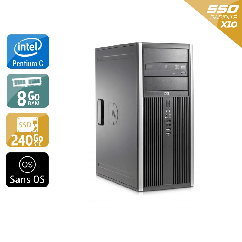 Acheter HP Compaq Elite 8100 Tower Pentium G Dual Core - 8Go RAM 240Go SSD Sans OS Bon étatOccasion certifiée reconditionnée Bon état - 190,83 € HP Compaq Elite 8100 Tower Pentium G Dual Core - 8Go RAM 240Go SSD Sans OS Bon étatOccasion certifiée reconditionnée Bon état - reconditionné disponible sur Kiatoo