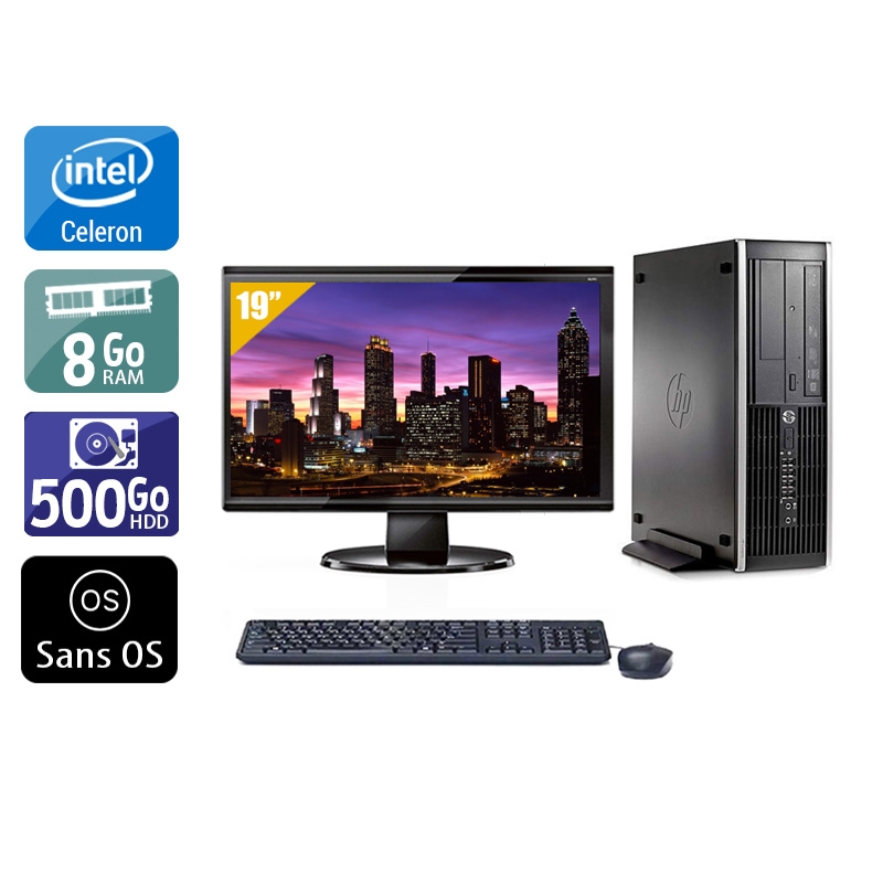 Acheter HP Compaq Pro 6300 SFF Celeron Dual Core + Écran - 19'' 8Go RAM 500Go HDD Sans OS Bon étatOccasion certifiée reconditionnée Bon état - 224,17 € HP Compaq Pro 6300 SFF Celeron Dual Core + Écran - 19'' 8Go RAM 500Go HDD Sans OS Bon étatOccasion certifiée reconditionnée Bon état - reconditionné disponible sur Kiatoo