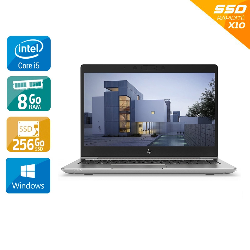 HP ZBook 14u G5 14'' i5 Gen 7 - 8Go RAM 256Go SSD Windows 10  Bon étatOccasion certifiée reconditionnée Bon état -  reconditionné disponible sur Kiatoo