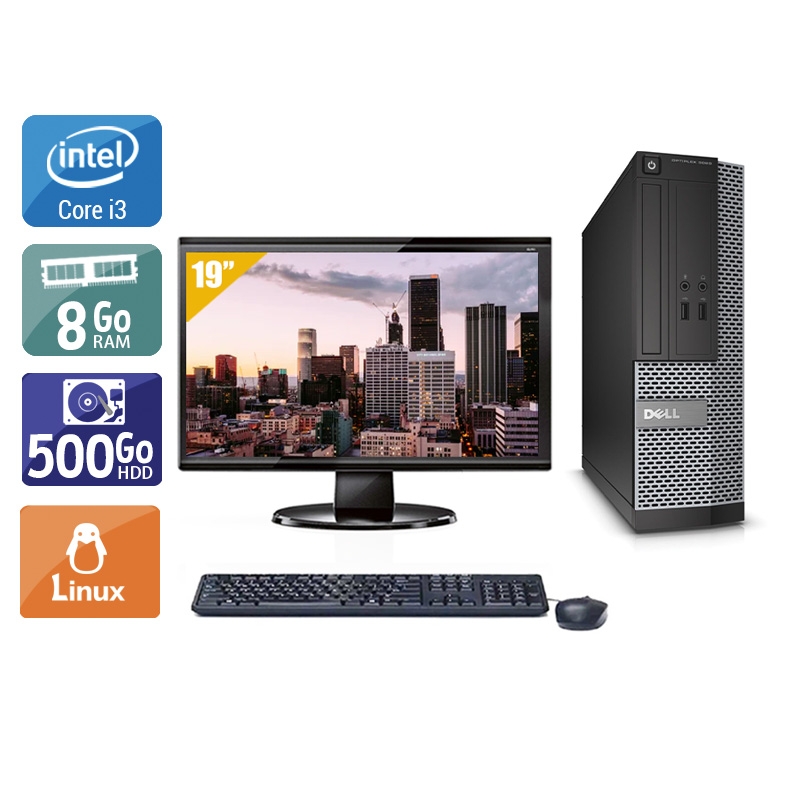 Acheter Dell Optiplex 390 SFF i3 + Écran - 19'' 8Go RAM 500Go HDD Linux Très bon étatOccasion certifiée reconditionnée Bon état - 265,84 € Dell Optiplex 390 SFF i3 + Écran - 19'' 8Go RAM 500Go HDD Linux Très bon étatOccasion certifiée reconditionnée Bon état - reconditionné disponible sur Kiatoo