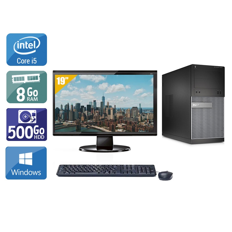 Acheter Dell Optiplex 390 Tower i5 + Écran - 19'' 8Go RAM 500Go HDD Windows 10 Bon étatOccasion certifiée reconditionnée Bon état - 224,17 € Dell Optiplex 390 Tower i5 + Écran - 19'' 8Go RAM 500Go HDD Windows 10 Bon étatOccasion certifiée reconditionnée Bon état - reconditionné disponible sur Kiatoo