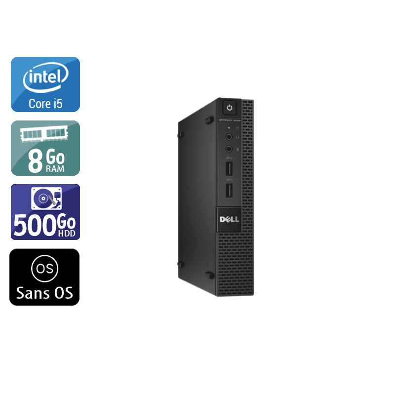 Acheter Dell Optiplex 9020M USDT i5 - 8Go RAM 500Go HDD Sans OS Très bon étatOccasion certifiée reconditionnée Bon état - 232,50 € Dell Optiplex 9020M USDT i5 - 8Go RAM 500Go HDD Sans OS Très bon étatOccasion certifiée reconditionnée Bon état - reconditionné disponible sur Kiatoo