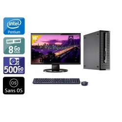 HP ProDesk 400 G1 SFF Pentium G Dual Core + Écran - 19'' 8Go RAM 500Go HDD Sans OS Bon état -  reconditionné disponible sur Kiatoo