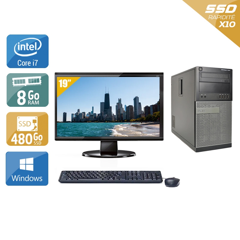Acheter Dell Optiplex 7010 Tower i7 + Écran - 19'' 8Go RAM 480Go SSD Windows 10 Bon étatOccasion certifiée reconditionnée Bon état - 265,83 € Dell Optiplex 7010 Tower i7 + Écran - 19'' 8Go RAM 480Go SSD Windows 10 Bon étatOccasion certifiée reconditionnée Bon état - reconditionné disponible sur Kiatoo