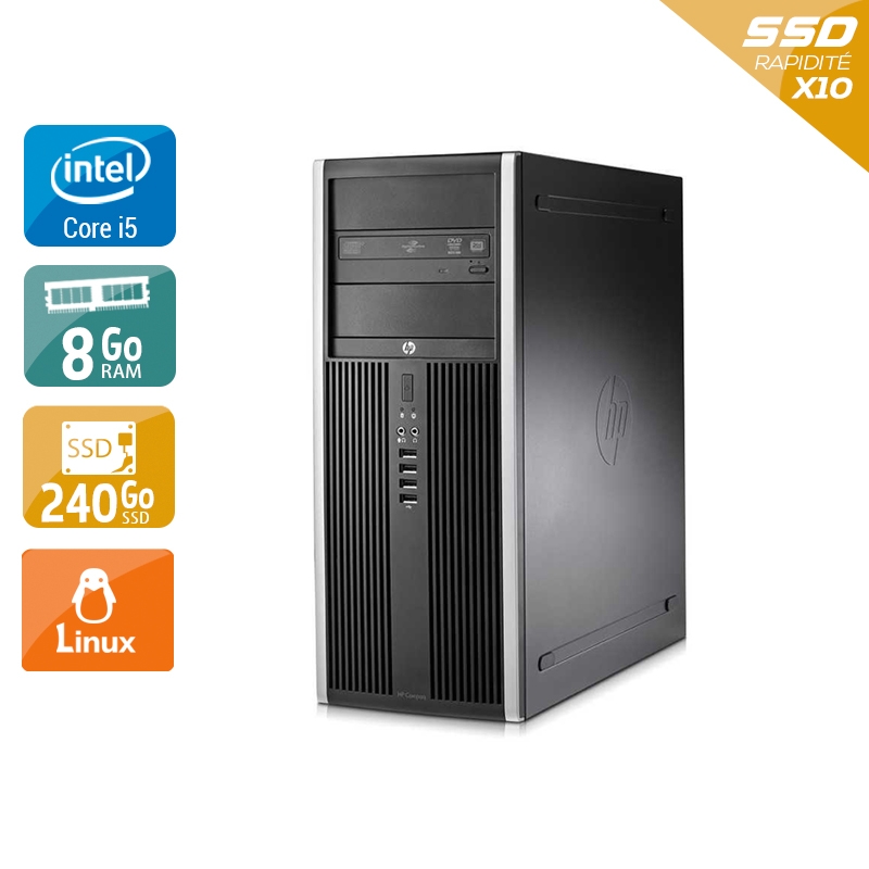 Acheter HP Compaq Elite 8100 Tower i5 - 8Go RAM 240Go SSD Linux Très bon étatOccasion certifiée reconditionnée Bon état - 232,50 € HP Compaq Elite 8100 Tower i5 - 8Go RAM 240Go SSD Linux Très bon étatOccasion certifiée reconditionnée Bon état - reconditionné disponible sur Kiatoo