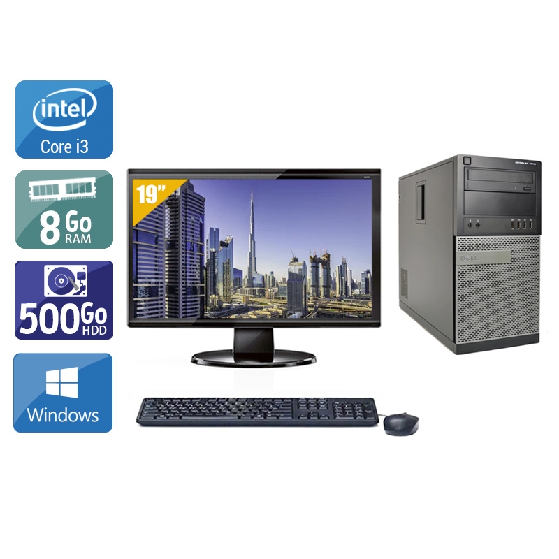 Acheter Dell Optiplex 790 Tower i3 + Écran - 19'' 8Go RAM 500Go HDD Windows 10 Bon étatOccasion certifiée reconditionnée Bon état - 224,17 € Dell Optiplex 790 Tower i3 + Écran - 19'' 8Go RAM 500Go HDD Windows 10 Bon étatOccasion certifiée reconditionnée Bon état - reconditionné disponible sur Kiatoo