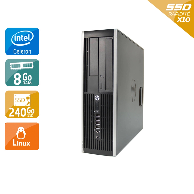 Acheter HP Compaq Pro 6200 SFF Celeron Dual Core - 8Go RAM 240Go SSD Linux Bon étatOccasion certifiée reconditionnée Bon état - 190,83 € HP Compaq Pro 6200 SFF Celeron Dual Core - 8Go RAM 240Go SSD Linux Bon étatOccasion certifiée reconditionnée Bon état - reconditionné disponible sur Kiatoo