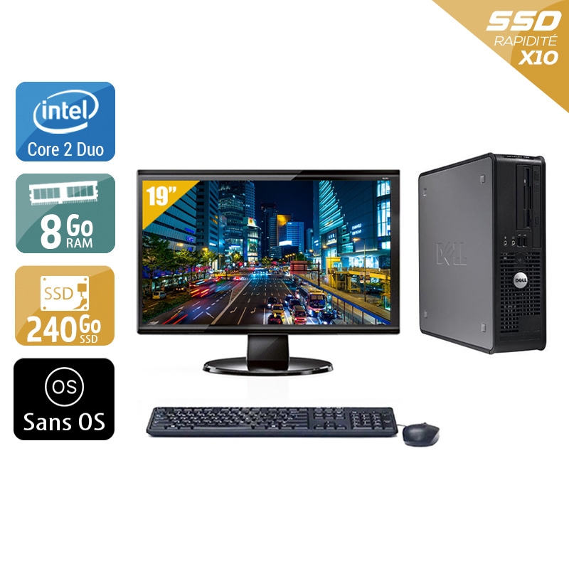 Acheter Dell Optiplex 380 Desktop Core 2 Duo + Écran - 19'' 8Go RAM 240Go SSD Sans OS État correctOccasion certifiée reconditionnée Bon état - 199,17 € Dell Optiplex 380 Desktop Core 2 Duo + Écran - 19'' 8Go RAM 240Go SSD Sans OS État correctOccasion certifiée reconditionnée Bon état - reconditionné disponible sur Kiatoo