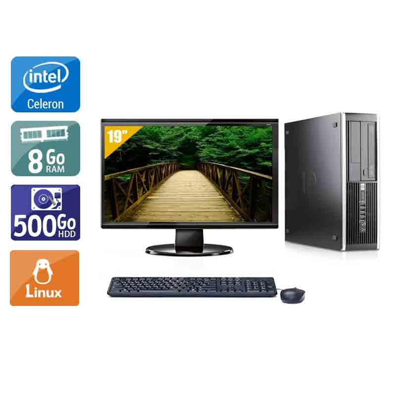 HP Compaq Pro 6000 SFF Celeron Dual Core + Écran - 19'' 8Go RAM 500Go HDD Linux  Bon étatOccasion certifiée reconditionnée Bon état -  reconditionné disponible sur Kiatoo