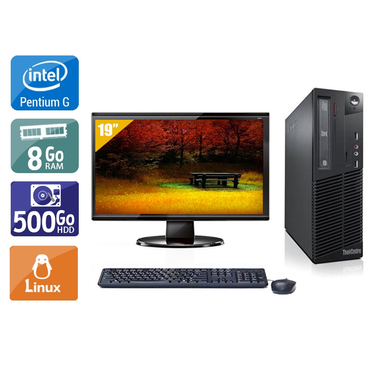 Acheter Lenovo ThinkCentre M71 SFF Pentium G Dual Core + Écran - 19'' 8Go RAM 500Go HDD Linux Bon étatOccasion certifiée reconditionnée Bon état - 249,17 € Lenovo ThinkCentre M71 SFF Pentium G Dual Core + Écran - 19'' 8Go RAM 500Go HDD Linux Bon étatOccasion certifiée reconditionnée Bon état - reconditionné disponible sur Kiatoo