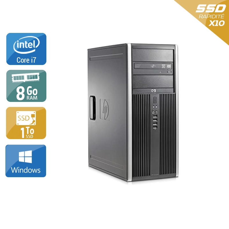 HP Compaq Elite 8300 Tower i7 - 8Go RAM 1To SSD Windows 10  Bon étatOccasion certifiée reconditionnée Bon état -  reconditionné disponible sur Kiatoo