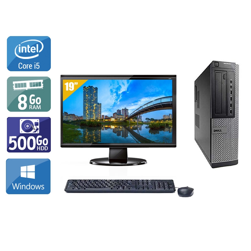 Acheter Dell Optiplex 790 Desktop i5 + Écran - 19'' 8Go RAM 500Go HDD Windows 10 Bon étatOccasion certifiée reconditionnée Bon état - 224,17 € Dell Optiplex 790 Desktop i5 + Écran - 19'' 8Go RAM 500Go HDD Windows 10 Bon étatOccasion certifiée reconditionnée Bon état - reconditionné disponible sur Kiatoo