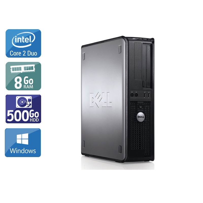 Dell Optiplex 760 Desktop Core 2 Duo - 8Go RAM 500Go HDD Windows 10  Bon étatOccasion certifiée reconditionnée Bon état -  reconditionné disponible sur Kiatoo