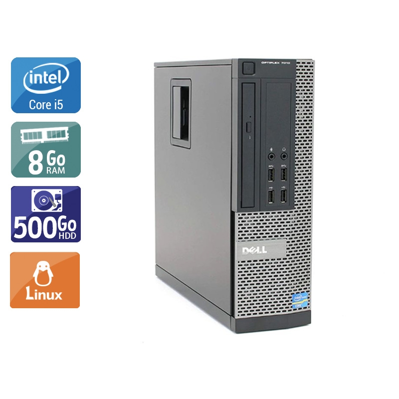 Dell Optiplex 7020 SFF i5 - 8Go RAM 500Go HDD Linux  État correctOccasion certifiée reconditionnée Bon état -  reconditionné disponible sur Kiatoo