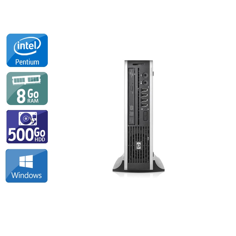 HP Compaq Elite 8200 USDT Pentium G Dual Core - 8Go RAM 500Go HDD Windows 10  État correctOccasion certifiée reconditionnée Bon état -  reconditionné disponible sur Kiatoo