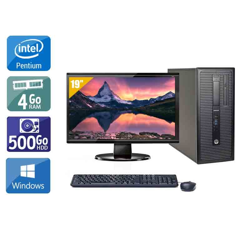 HP Compaq 280 G1 Tower Pentium G Dual Core + Écran - 19'' 4Go RAM 500Go HDD Windows 10  Bon étatOccasion certifiée reconditionnée Bon état -  reconditionné disponible sur Kiatoo