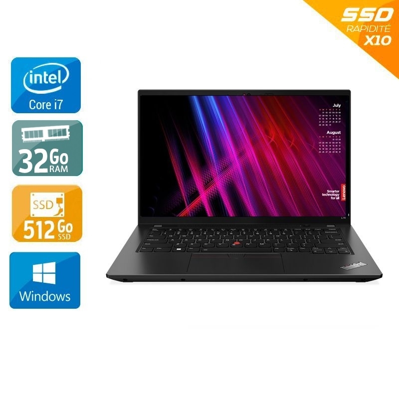 Acheter Lenovo ThinkPad L14 GEN 1 14'' i7 Gen 10 - 32Go RAM 512Go SSD Windows 11 - Etat du Produit : État correct État correctOccasion certifiée reconditionnée Bon état - 332,50 € Lenovo ThinkPad L14 GEN 1 14'' i7 Gen 10 - 32Go RAM 512Go SSD Windows 11 - Etat du Produit : État correct État correctOccasion certifiée reconditionnée Bon état - reconditionné disponible sur Kiatoo