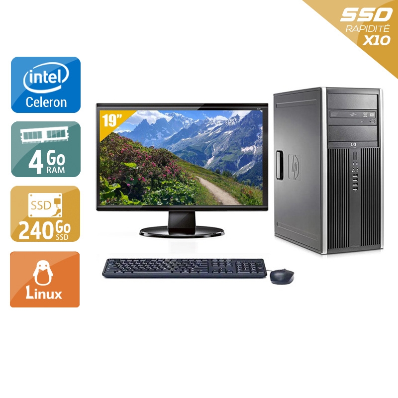 Acheter HP Compaq dc7900 Tower Celeron Dual Core + Écran - 19'' 8Go RAM 240Go SSD Linux Bon étatOccasion certifiée reconditionnée Bon état - 224,17 € HP Compaq dc7900 Tower Celeron Dual Core + Écran - 19'' 8Go RAM 240Go SSD Linux Bon étatOccasion certifiée reconditionnée Bon état - reconditionné disponible sur Kiatoo