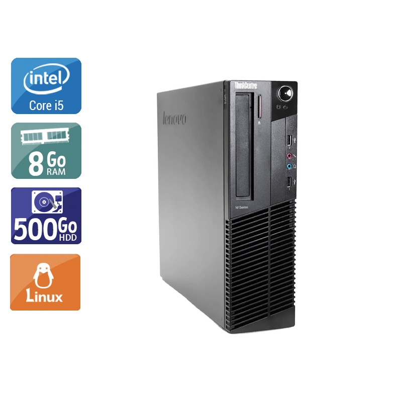 Acheter Lenovo ThinkCentre M90 SFF i5 - 8Go RAM 500Go HDD Linux État correctOccasion certifiée reconditionnée Bon état - 165,83 € Lenovo ThinkCentre M90 SFF i5 - 8Go RAM 500Go HDD Linux État correctOccasion certifiée reconditionnée Bon état - reconditionné disponible sur Kiatoo