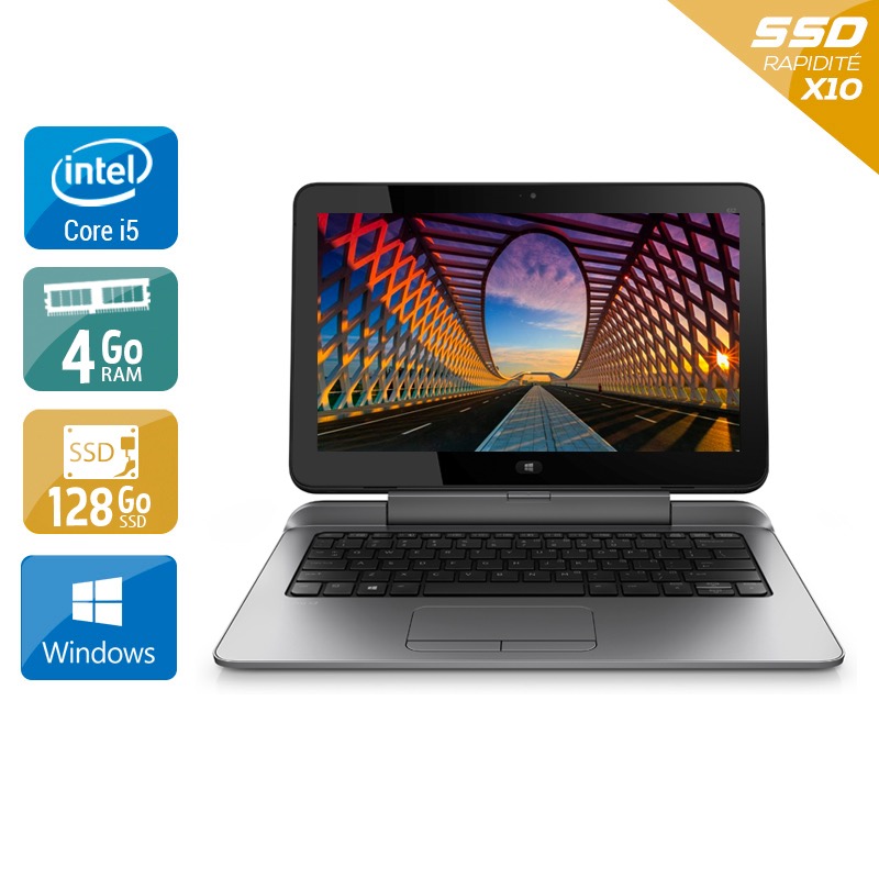 HP Pro X2 612 G1 Tablet 12,5'' i5 4Go RAM 128Go SSD Windows 10  Très bon étatOccasion certifiée reconditionnée Bon état -  reconditionné disponible sur Kiatoo