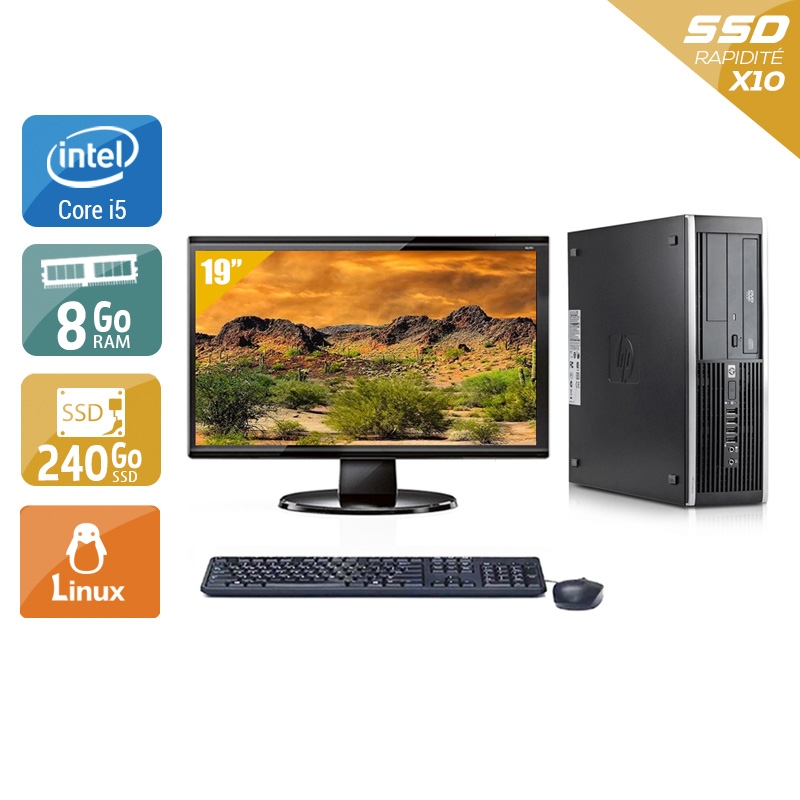 Acheter HP Compaq Elite 8300 SFF i5 + Écran - 19'' 8Go RAM 240Go SSD Linux Très bon étatOccasion certifiée reconditionnée Bon état - 265,84 € HP Compaq Elite 8300 SFF i5 + Écran - 19'' 8Go RAM 240Go SSD Linux Très bon étatOccasion certifiée reconditionnée Bon état - reconditionné disponible sur Kiatoo