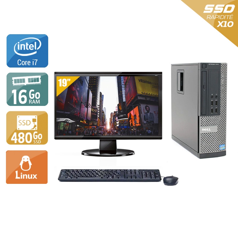 Acheter Dell Optiplex 7010 SFF i7 + Écran - 19'' 16Go RAM 480Go SSD Linux Bon étatOccasion certifiée reconditionnée Bon état - 299,17 € Dell Optiplex 7010 SFF i7 + Écran - 19'' 16Go RAM 480Go SSD Linux Bon étatOccasion certifiée reconditionnée Bon état - reconditionné disponible sur Kiatoo