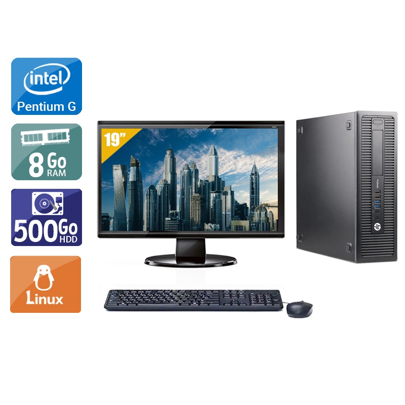 Acheter HP ProDesk 600 G2 SFF Pentium G Dual Core Gen 6 + Écran - 19'' 8Go RAM 500Go HDD Linux Bon étatOccasion certifiée reconditionnée Bon état - 224,17 € HP ProDesk 600 G2 SFF Pentium G Dual Core Gen 6 + Écran - 19'' 8Go RAM 500Go HDD Linux Bon étatOccasion certifiée reconditionnée Bon état - reconditionné disponible sur Kiatoo