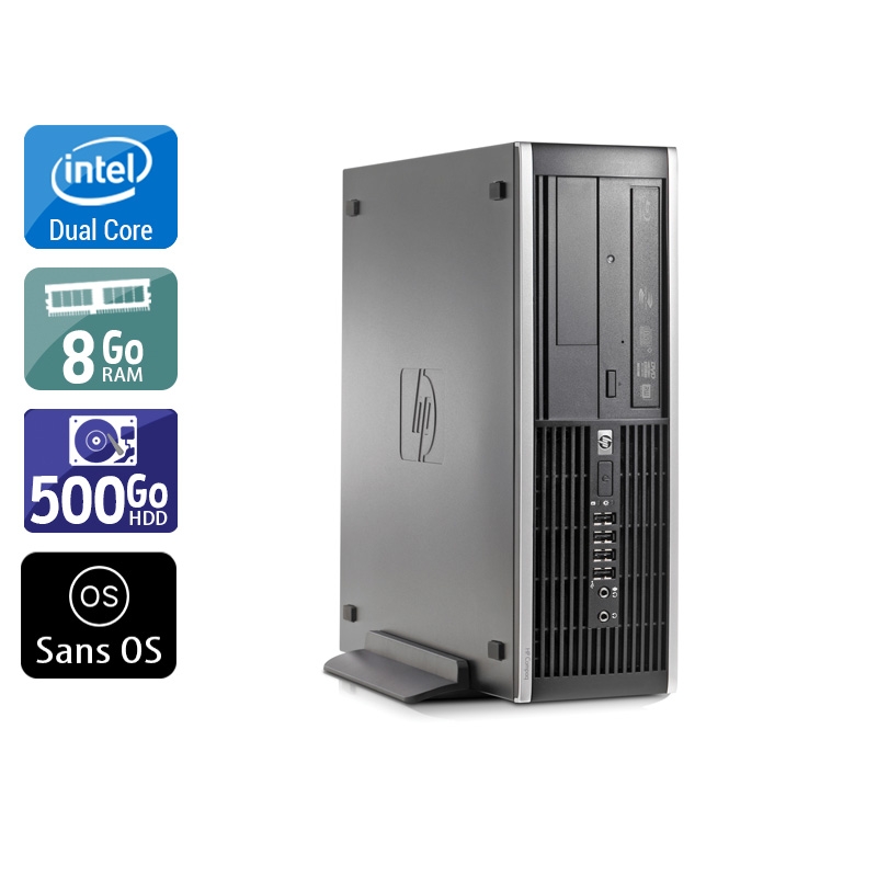 HP Compaq Elite 8000 SFF Dual Core - 8Go RAM 500Go HDD Sans OS  Très bon étatOccasion certifiée reconditionnée Bon état -  reconditionné disponible sur Kiatoo