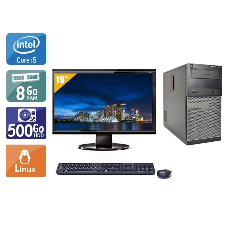 Acheter Dell Optiplex 9010 Tower i5 + Écran - 19'' 8Go RAM 500Go HDD Linux Bon étatOccasion certifiée reconditionnée - 224,17 € Dell Optiplex 9010 Tower i5 + Écran - 19'' 8Go RAM 500Go HDD Linux Bon étatOccasion certifiée reconditionnée - reconditionné disponible sur Kiatoo