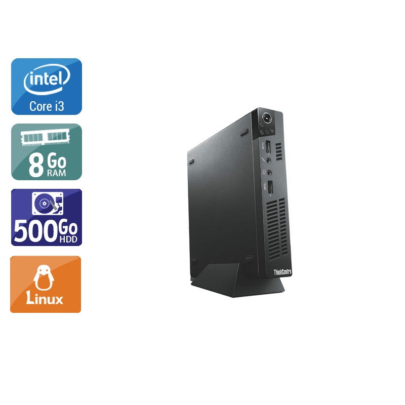 Acheter Lenovo ThinkCentre M72E Tiny i3 - 8Go RAM 500Go HDD Linux Très bon étatOccasion certifiée reconditionnée Bon état - 232,50 € Lenovo ThinkCentre M72E Tiny i3 - 8Go RAM 500Go HDD Linux Très bon étatOccasion certifiée reconditionnée Bon état - reconditionné disponible sur Kiatoo
