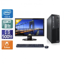 Lenovo ThinkCentre M72E SFF i5 + Écran - 19'' 8Go RAM 500Go HDD Linux Bon état -  reconditionné disponible sur Kiatoo