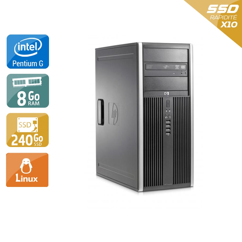 Acheter HP Compaq Elite 8100 Tower Pentium G Dual Core - 8Go RAM 240Go SSD Linux État correctOccasion certifiée reconditionnée Bon état - 165,83 € HP Compaq Elite 8100 Tower Pentium G Dual Core - 8Go RAM 240Go SSD Linux État correctOccasion certifiée reconditionnée Bon état - reconditionné disponible sur Kiatoo