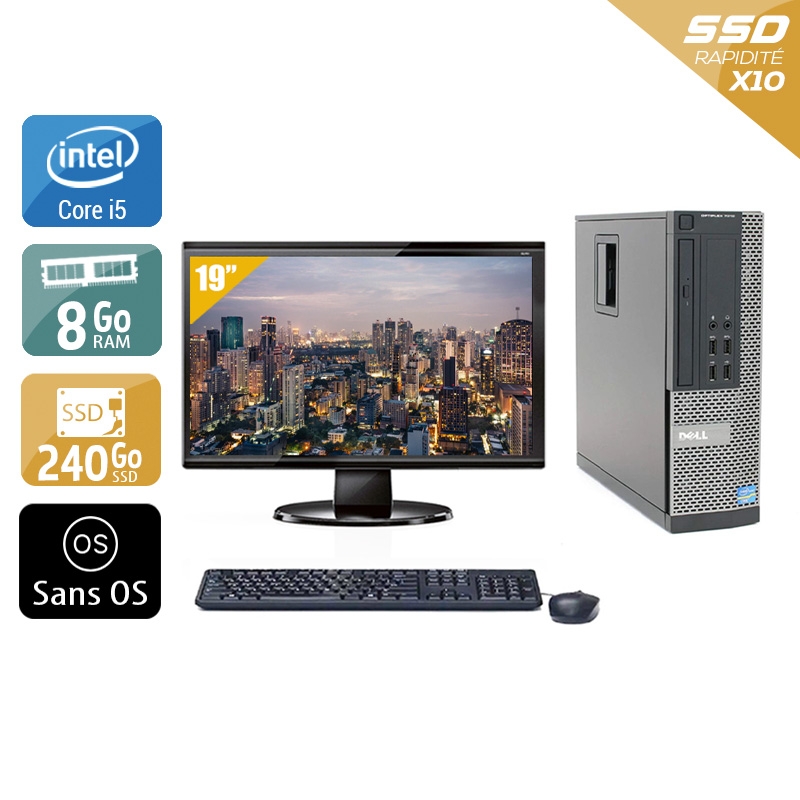 Acheter Dell Optiplex 990 SFF i5 + Écran - 19'' 8Go RAM 240Go SSD Sans OS Bon étatOccasion certifiée reconditionnée Bon état - 224,17 € Dell Optiplex 990 SFF i5 + Écran - 19'' 8Go RAM 240Go SSD Sans OS Bon étatOccasion certifiée reconditionnée Bon état - reconditionné disponible sur Kiatoo