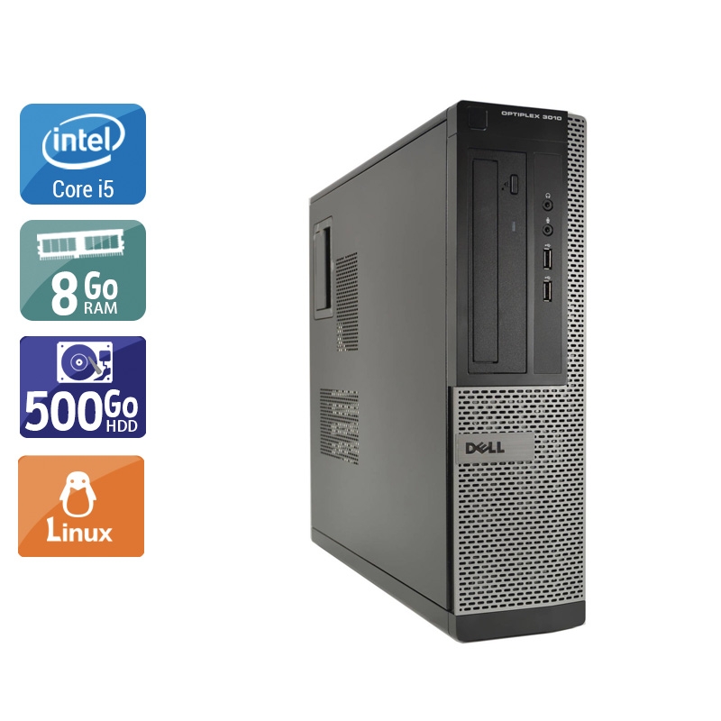 Acheter Dell Optiplex 3010 Desktop i5 - 8Go RAM 500Go HDD Linux État correctOccasion certifiée reconditionnée Bon état - 165,83 € Dell Optiplex 3010 Desktop i5 - 8Go RAM 500Go HDD Linux État correctOccasion certifiée reconditionnée Bon état - reconditionné disponible sur Kiatoo