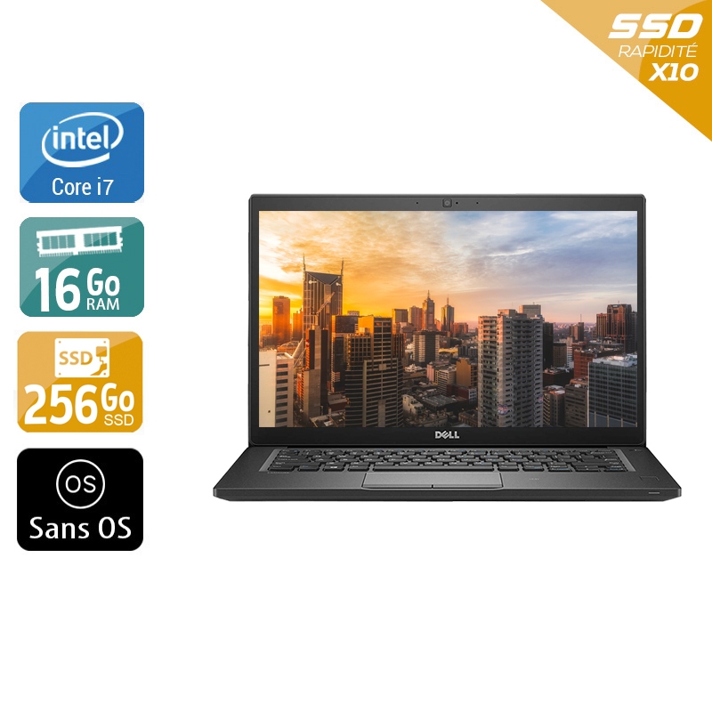 Dell Latitude 7490 14'' i7 Gen 8 - 16Go RAM 256Go SSD Sans OS  Bon étatOccasion certifiée reconditionnée Bon état -  reconditionné disponible sur Kiatoo