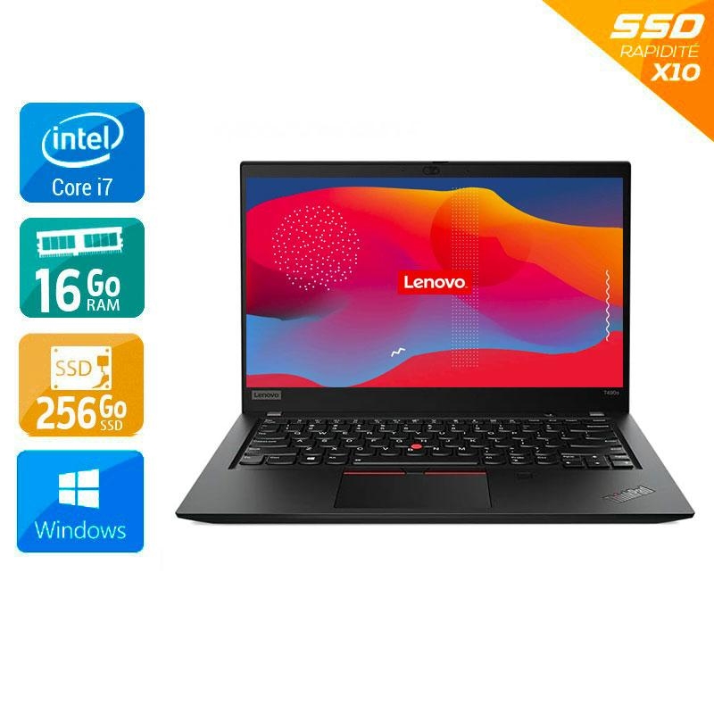 Lenovo ThinkPad T490 14'' i7 Gen 8 - 16Go RAM 256Go SSD Windows 11 - Etat du Produit : État correct  État correctOccasion certifiée reconditionnée Bon état -  reconditionné disponible sur Kiatoo