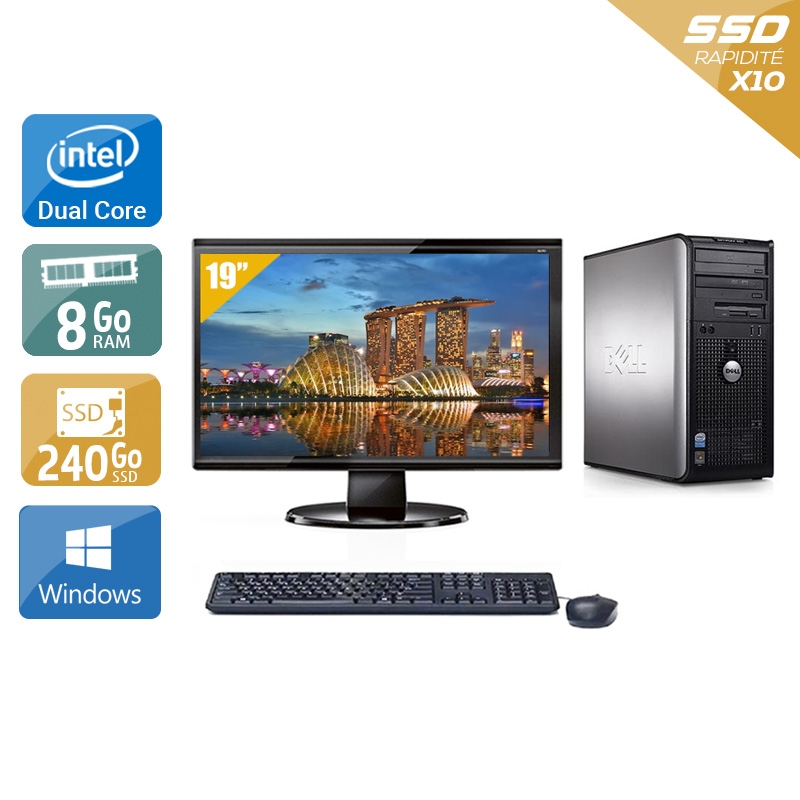 Acheter Dell Optiplex 380 Desktop Dual Core + Écran - 19'' 8Go RAM 240Go SSD Windows 10 Bon étatOccasion certifiée reconditionnée Bon état - 224,17 € Dell Optiplex 380 Desktop Dual Core + Écran - 19'' 8Go RAM 240Go SSD Windows 10 Bon étatOccasion certifiée reconditionnée Bon état - reconditionné disponible sur Kiatoo