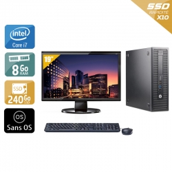 HP ProDesk 600 G1 SFF i7 + Écran - 19'' 8Go RAM 240Go SSD Sans OS Bon état -  reconditionné disponible sur Kiatoo