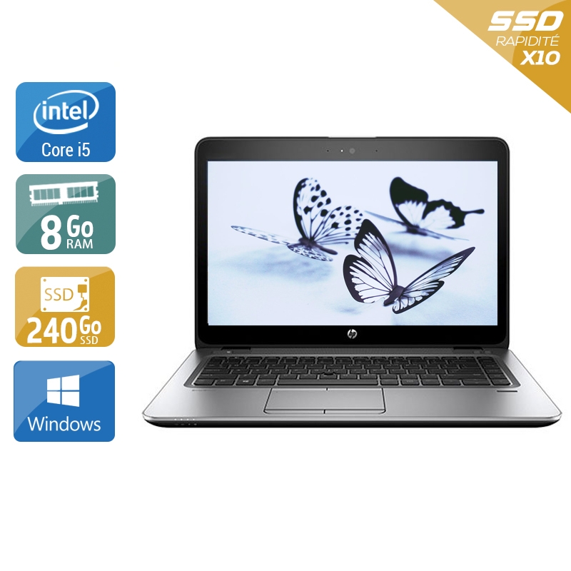 Acheter HP EliteBook 840 G3 14'' i5 - 8Go RAM 240Go SSD Windows 10 Bon étatOccasion certifiée reconditionnée Bon état - 190,83 € HP EliteBook 840 G3 14'' i5 - 8Go RAM 240Go SSD Windows 10 Bon étatOccasion certifiée reconditionnée Bon état - reconditionné disponible sur Kiatoo