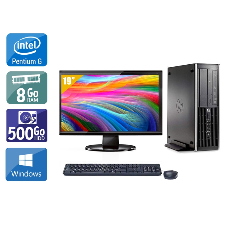 Acheter HP Compaq Pro 6200 SFF Pentium G Dual Core + Écran - 19'' 8Go RAM 500Go HDD Windows 10 Bon étatOccasion certifiée reconditionnée Bon état - 265,83 € HP Compaq Pro 6200 SFF Pentium G Dual Core + Écran - 19'' 8Go RAM 500Go HDD Windows 10 Bon étatOccasion certifiée reconditionnée Bon état - reconditionné disponible sur Kiatoo