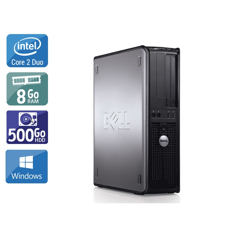 Dell Optiplex 780 SFF Core 2 Duo - 8Go RAM 500Go HDD Windows 10  Bon étatOccasion certifiée reconditionnée Bon état -  reconditionné disponible sur Kiatoo