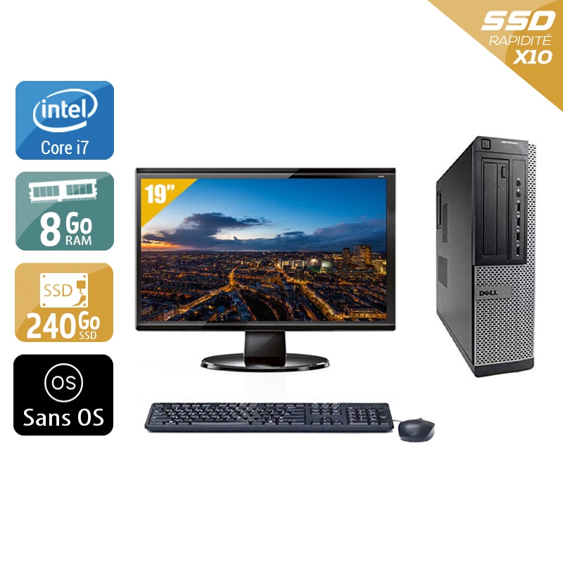 Acheter Dell Optiplex 7010 Desktop i7 + Écran - 19'' 8Go RAM 240Go SSD Sans OS Bon étatOccasion certifiée reconditionnée Bon état - 224,17 € Dell Optiplex 7010 Desktop i7 + Écran - 19'' 8Go RAM 240Go SSD Sans OS Bon étatOccasion certifiée reconditionnée Bon état - reconditionné disponible sur Kiatoo